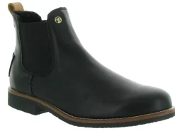bottines et boots - Chelsea - femme - Cuir - Noir - Panama jack