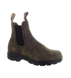 bottines et boots - Chelsea - femme - Cuir - Marron - Blundstone
