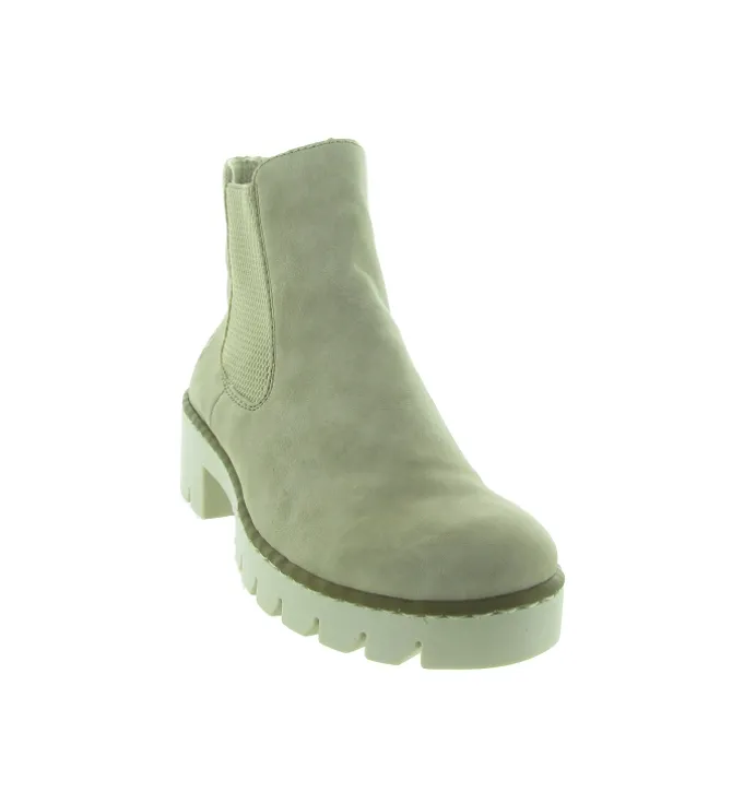 bottines et boots - Chelsea - femme - Synthétique - Gris - Rieker