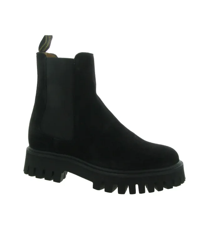 bottines et boots - Chelsea - femme - Cuir - Noir - Schmoove