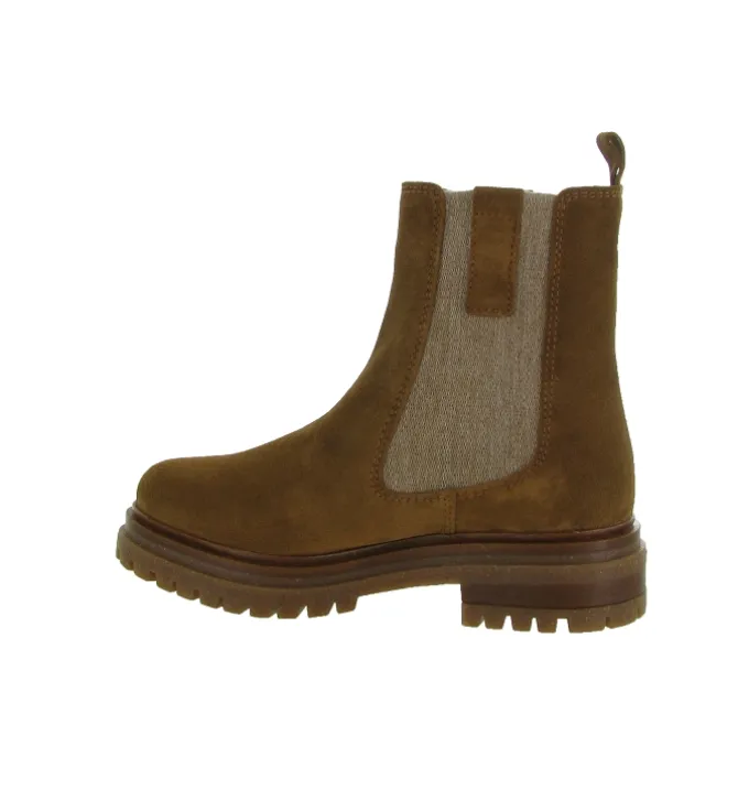 bottines et boots - Chelsea - femme - Nubuck - Marron - Creator