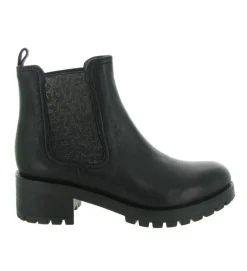 bottines et boots - Chelsea - femme - Cuir - Noir - Minka design