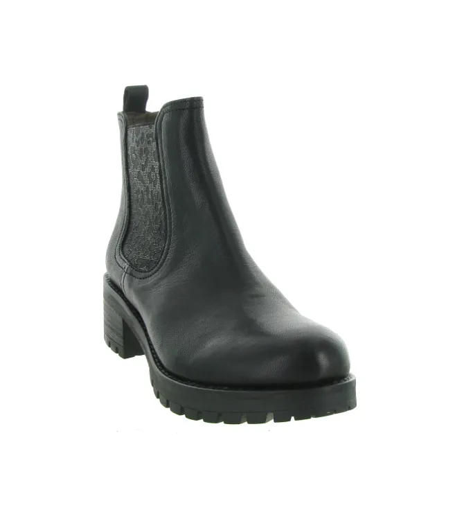 bottines et boots - Chelsea - femme - Cuir - Noir - Minka design