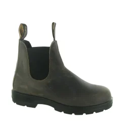 bottines et boots - Chelsea - femme - Nubuck - Marron - Blundstone