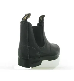 bottines et boots - Chelsea - femme - Cuir - Gris - Blundstone