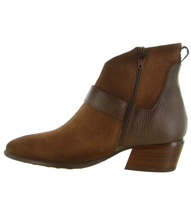 bottines et boots - Chelsea - femme - Cuir - Marron - Hispanitas