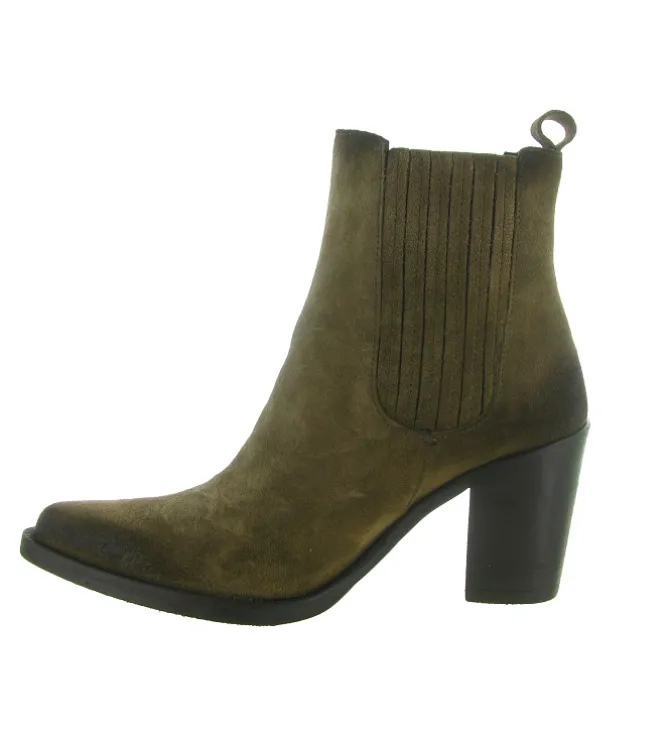 bottines et boots - Chelsea - femme - Nubuck - Taupe - Emanuele crasto