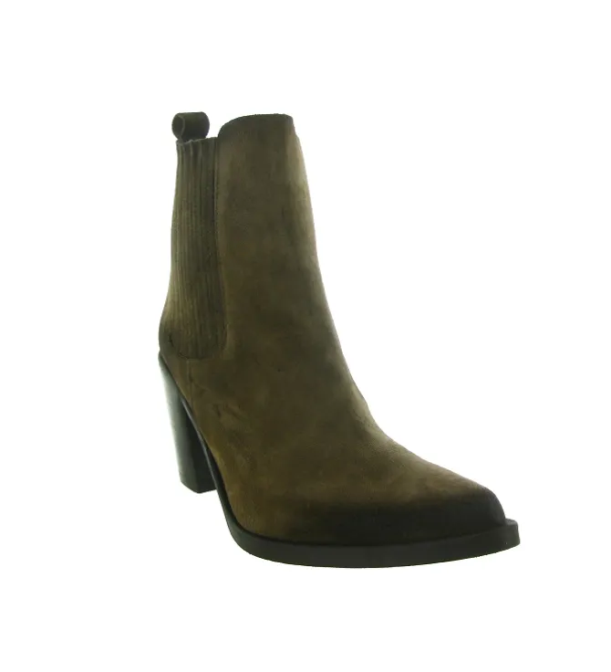 bottines et boots - Chelsea - femme - Nubuck - Taupe - Emanuele crasto