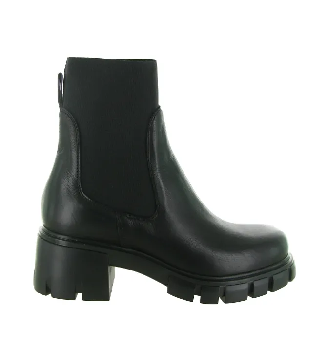bottines et boots - Chelsea - femme - Nubuck - Noir - Fruit