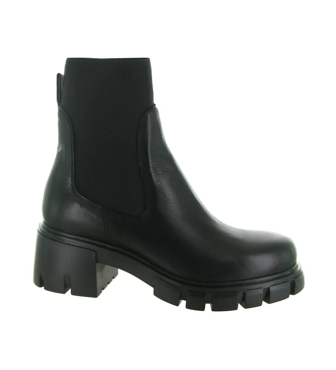 bottines et boots - Chelsea - femme - Nubuck - Noir - Fruit