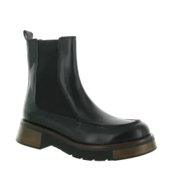 bottines et boots - Chelsea - femme - Cuir - Noir - Pons quintana