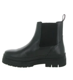 bottines et boots - Chelsea - femme - Cuir - Noir - Tommy hilfiger