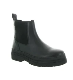 bottines et boots - Chelsea - femme - Cuir - Noir - Tommy hilfiger