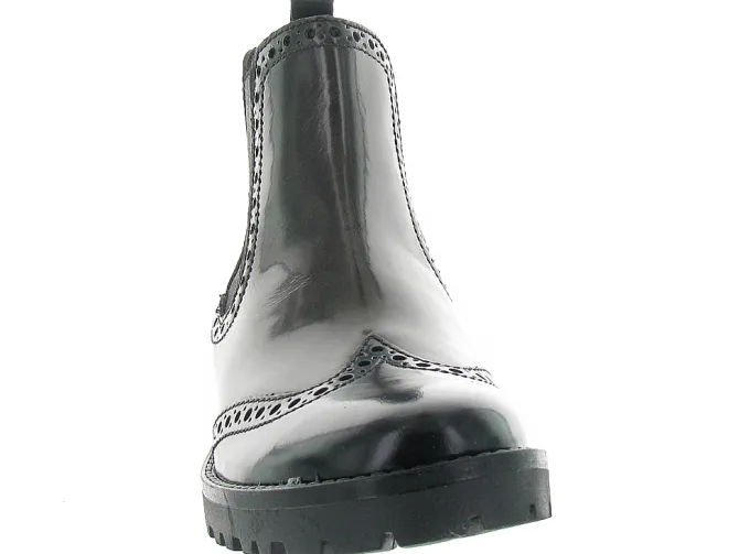 bottines et boots - Chelsea - femme - Cuir - Noir - Luparense srl