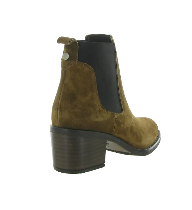 bottines et boots - Chelsea - femme - Nubuck - Marron - Alpe