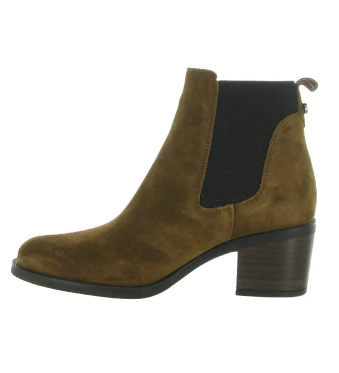 bottines et boots - Chelsea - femme - Nubuck - Marron - Alpe