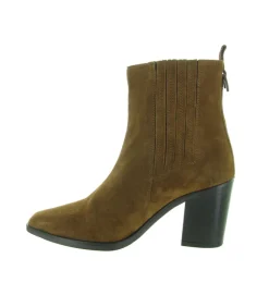bottines et boots - Chelsea - femme - Nubuck - Marron - Carmen