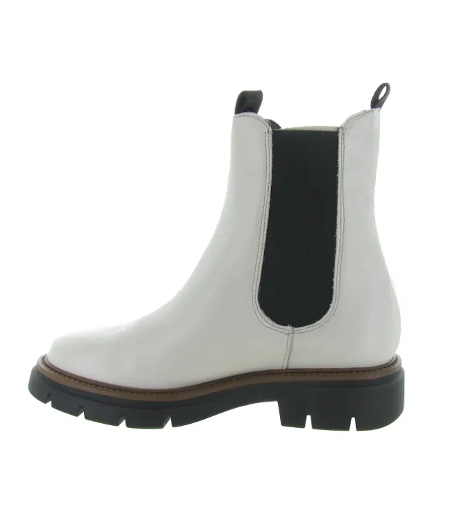 bottines et boots - Chelsea - femme - Nubuck - Blanc - Carmen