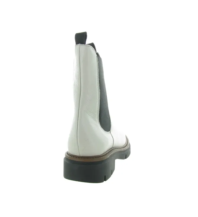 bottines et boots - Chelsea - femme - Nubuck - Blanc - Carmen