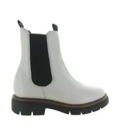 bottines et boots - Chelsea - femme - Nubuck - Blanc - Carmen