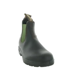 bottines et boots - Chelsea - femme - Cuir - Kaki - Blundstone