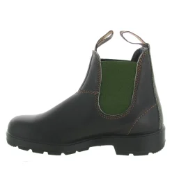 bottines et boots - Chelsea - femme - Cuir - Kaki - Blundstone