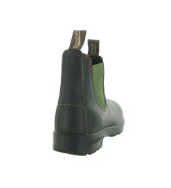 bottines et boots - Chelsea - femme - Cuir - Kaki - Blundstone