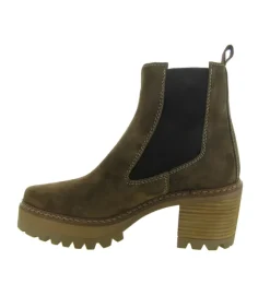 bottines et boots - Chelsea - femme - Nubuck - Marron - Alpe
