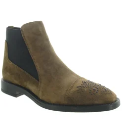 bottines et boots - Chelsea - femme - Nubuck - Beige - Alpe