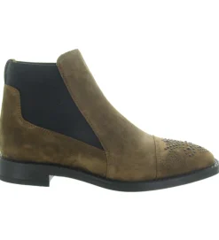bottines et boots - Chelsea - femme - Nubuck - Beige - Alpe