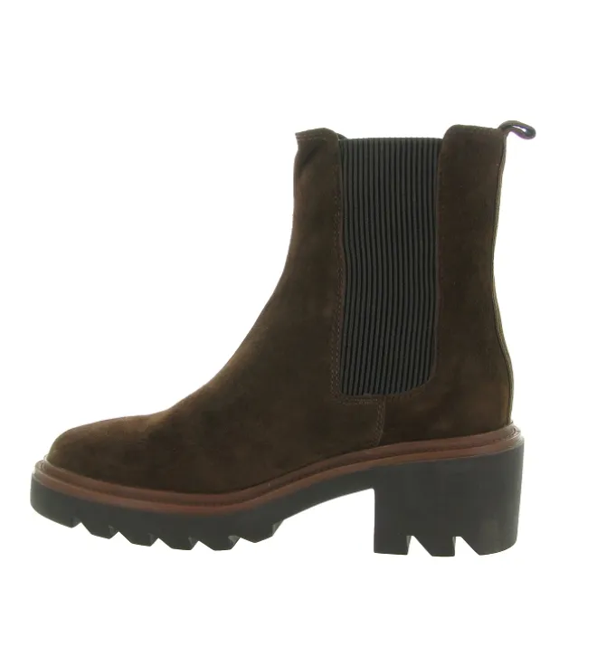 bottines et boots - Chelsea - femme - Nubuck - Marron - Bibi lou