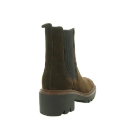 bottines et boots - Chelsea - femme - Nubuck - Marron - Bibi lou