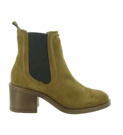bottines et boots - Chelsea - femme - Cuir - Beige - Creator