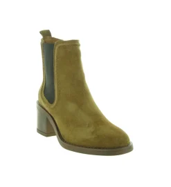bottines et boots - Chelsea - femme - Cuir - Beige - Creator