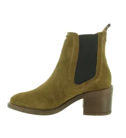 bottines et boots - Chelsea - femme - Cuir - Beige - Creator