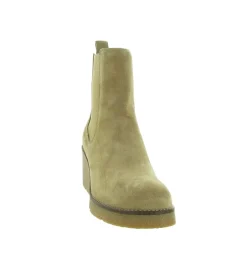bottines et boots - Chelsea - femme - Cuir - Beige - Unisa