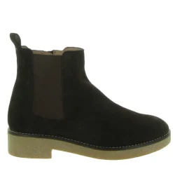 bottines et boots - Chelsea - femme - Cuir - Marron - Unisa