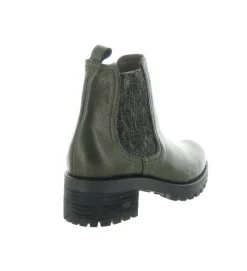 bottines et boots - Chelsea - femme - Cuir - Kaki - Minka design