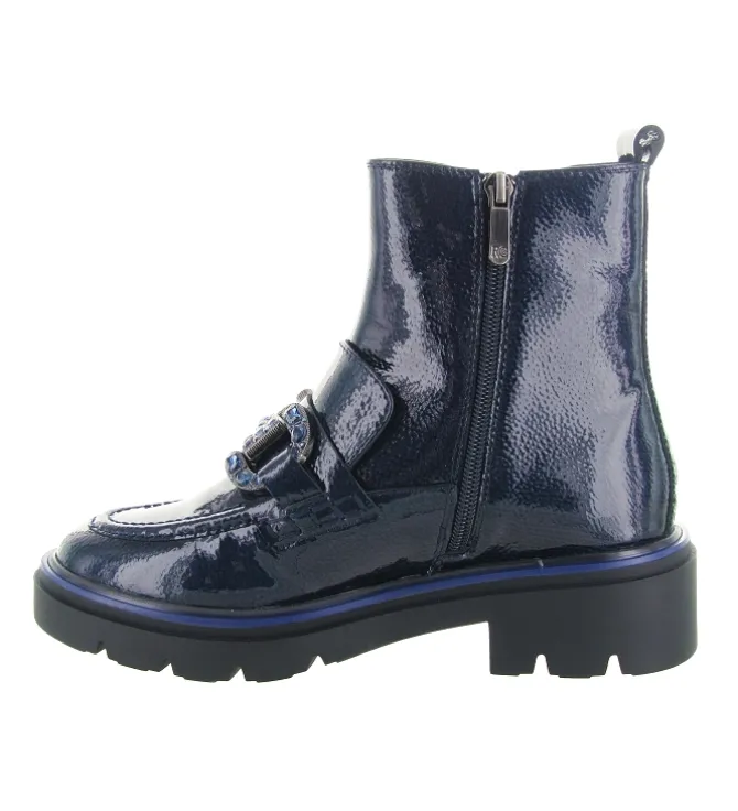 bottines et boots - Chelsea - femme - Cuir - Bleu Marine - Regarde le ciel...