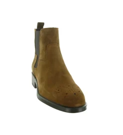 bottines et boots - Chelsea - femme - Nubuck - Marron - Alpe