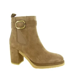 bottines et boots - Chelsea - femme - Nubuck - Taupe - Alpe