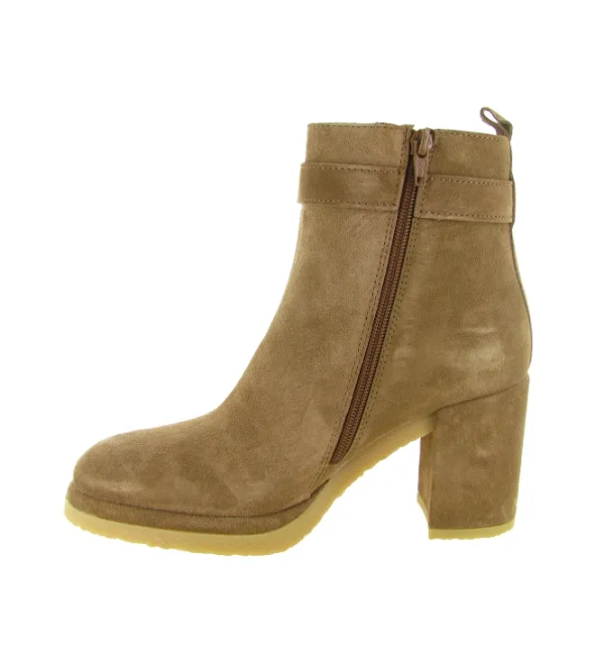 bottines et boots - Chelsea - femme - Nubuck - Taupe - Alpe