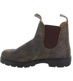 bottines et boots - Chelsea - homme - Cuir Gras - Marron - Blundstone