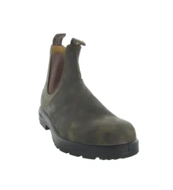 bottines et boots - Chelsea - homme - Cuir Gras - Marron - Blundstone