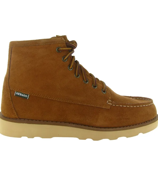 bottines et boots - Chelsea - homme - Nubuck - Marron - Sebago