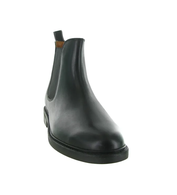 bottines et boots - Chelsea - homme - Cuir - Noir - Ralph lauren
