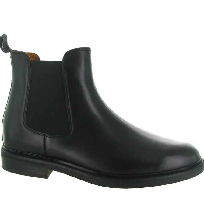 bottines et boots - Chelsea - homme - Cuir - Noir - Ralph lauren