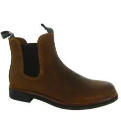 bottines et boots - Chelsea - homme - Nubuck - Marron - Ralph lauren