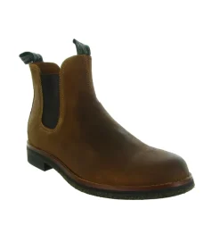 bottines et boots - Chelsea - homme - Nubuck - Marron - Ralph lauren