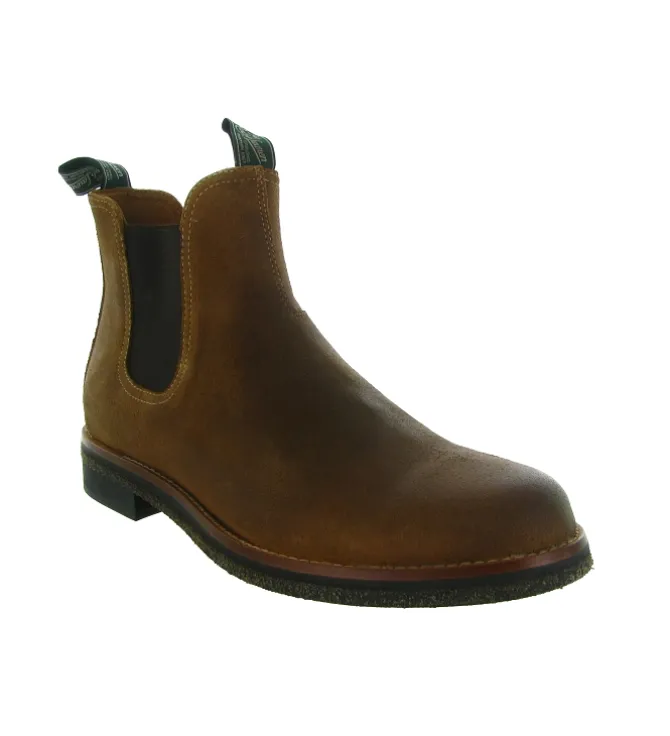bottines et boots - Chelsea - homme - Nubuck - Marron - Ralph lauren